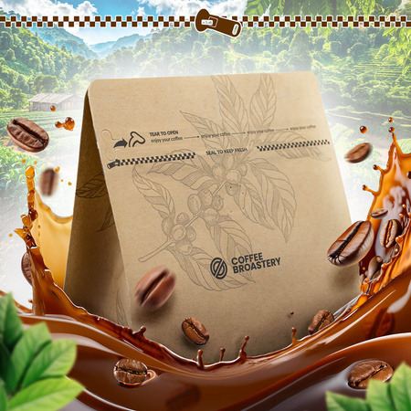 Coffee Broastery - Whole Bean Coffee Nicaragua Colibrí Azul Speciality 1kg