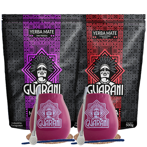 Yerba Mate Set Guarani Maracuya 500g + Guarani Energia 500g