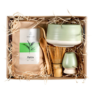 Matcha tea brewing gift set