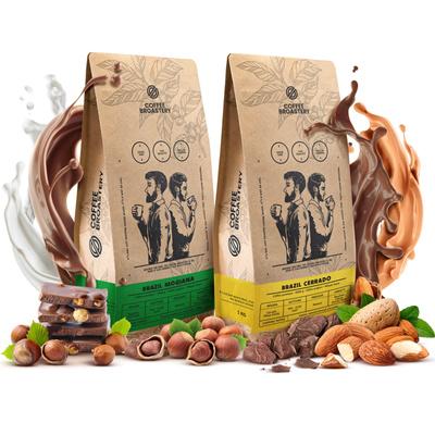 Set of Coffee Broastery Brazil Mogiana + Brazil Cerrado 2x1kg (2kg)