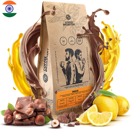 Coffee Broastery - Whole Bean Coffee India Karnataka Premium 1kg