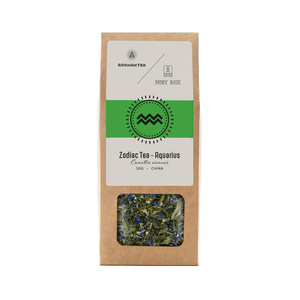 Aromantra x Mary Rose – Zodiac Tea – Aquarius (green tea) 50g