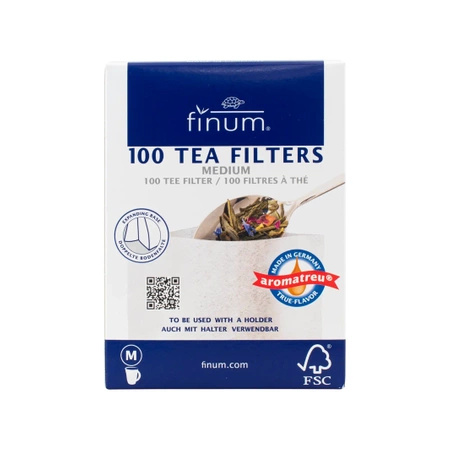 Paper tea filters – size M (100 pieces)