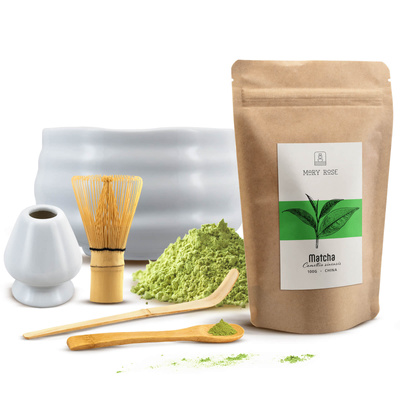 Matcha tea brewing set