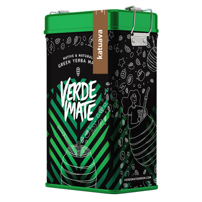 Yerbera – Tin can + Verde Mate Green Katuava 0.5kg