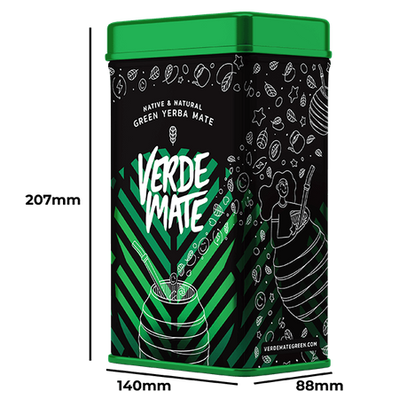 Yerbera – Tin Can + Verde Mate Green Passionate Fruits 0.5kg	