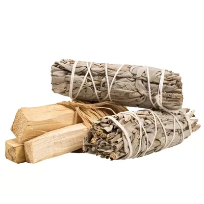 2x White Sage+Palo Santo cleansing kit