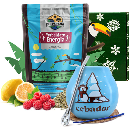 Gift Set Yerba Mate Rio Parana Energia 0,5kg