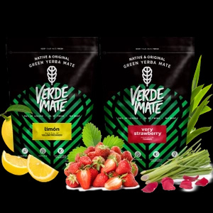 Yerba Verde Mate Limon Very Strawberry fruity 1kg