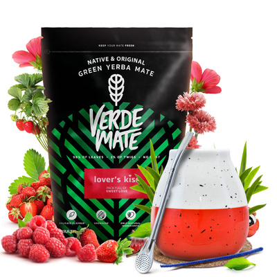 Yerba Mate Set Verde Mate 400g 0,4kg Calabash + Bombilla