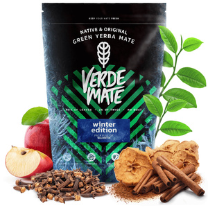 Yerba Mate Winter Set FOR TWO Calabash Bombilla 1000g