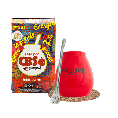 Yerba Mate CBSe Guarani 500g Bombilla Matero