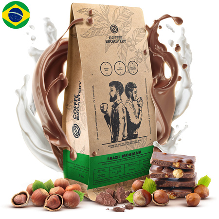 Coffee Broastery - Whole Bean Coffee Brazil Mogiana Premium 1kg