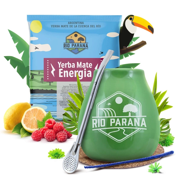 Yerba Mate set 50g Calabash + Bombilla