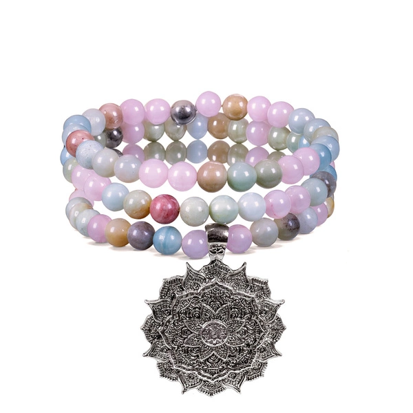 Mala bracelet / necklace – Lotus Flower