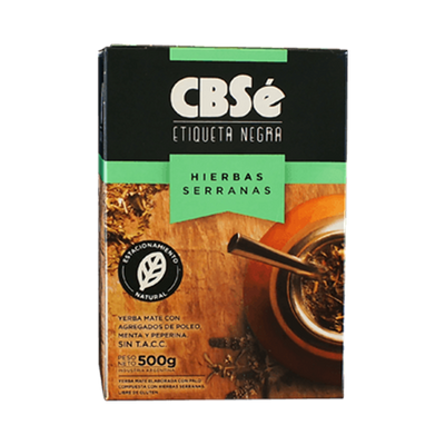 CBSé Etiqueta Negra – Hierbas Serranas 0.5kg