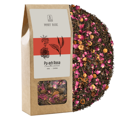 Mary Rose - Pu-erh Rosa Tea - 50g