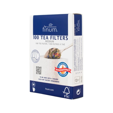 Paper tea filters – size M (100 pieces)