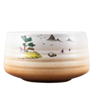 Matchawan - Ceramic Matcha Bowl - Sangaku