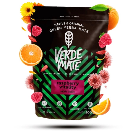 Verde Mate Green Raspberry Vitality 0.5kg