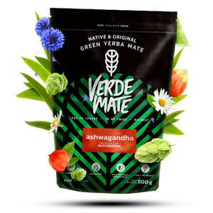 Yerba Verde Mate Ashwagandha 500g thermos set 