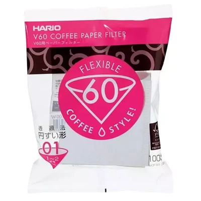 Paper filters for Hario V60-01 dripper (100 pieces)