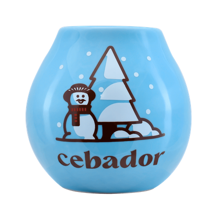 Ceramic Calabash - Snowman 350ml