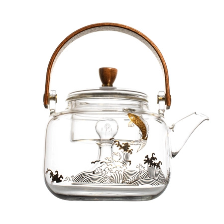 Glass teapot with brewer Pescado 500ml