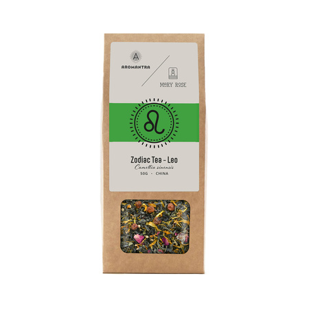 Aromantra x Mary Rose – Zodiac Tea – Leo (green tea) 50g