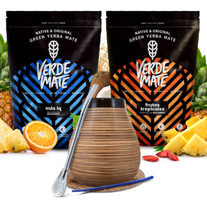 Yerba mate set Verde Mate ceramic calabash bombilla