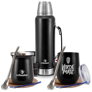 Yerba Mate Set: Thermos + 2x Thermal Mate Cup