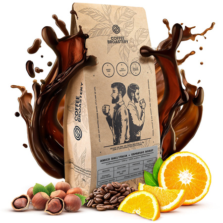 Coffee Broastery - Whole Bean Coffee Amico dall'Italia Espresso Roast 1kg