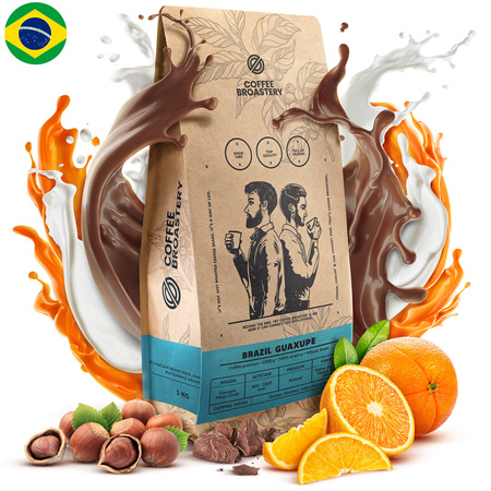 Coffee Broastery - Whole Bean Coffee Brazil Guaxupe Premium 1kg