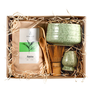 Matcha tea brewing gift set