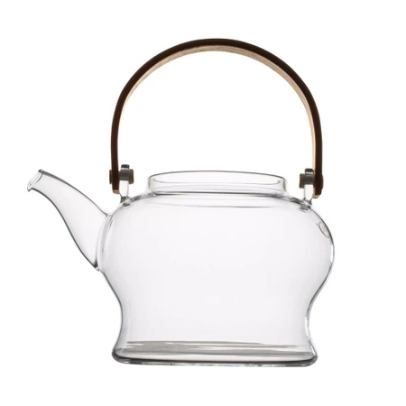 Glass teapot with brewer Flor 600ml