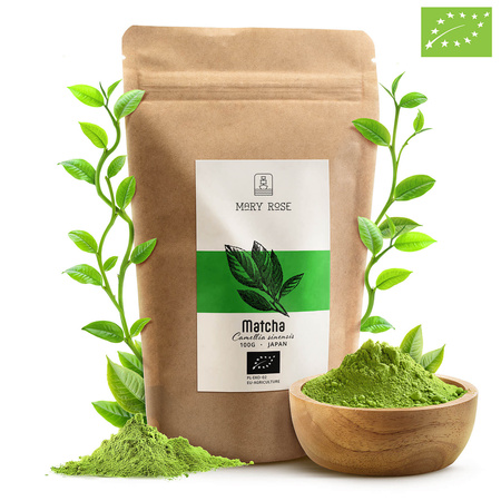 Set: Matcha BIO 100g + Chasen and Chashaku