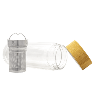 Mate to Go – glass thermos with infuser – 300 ml