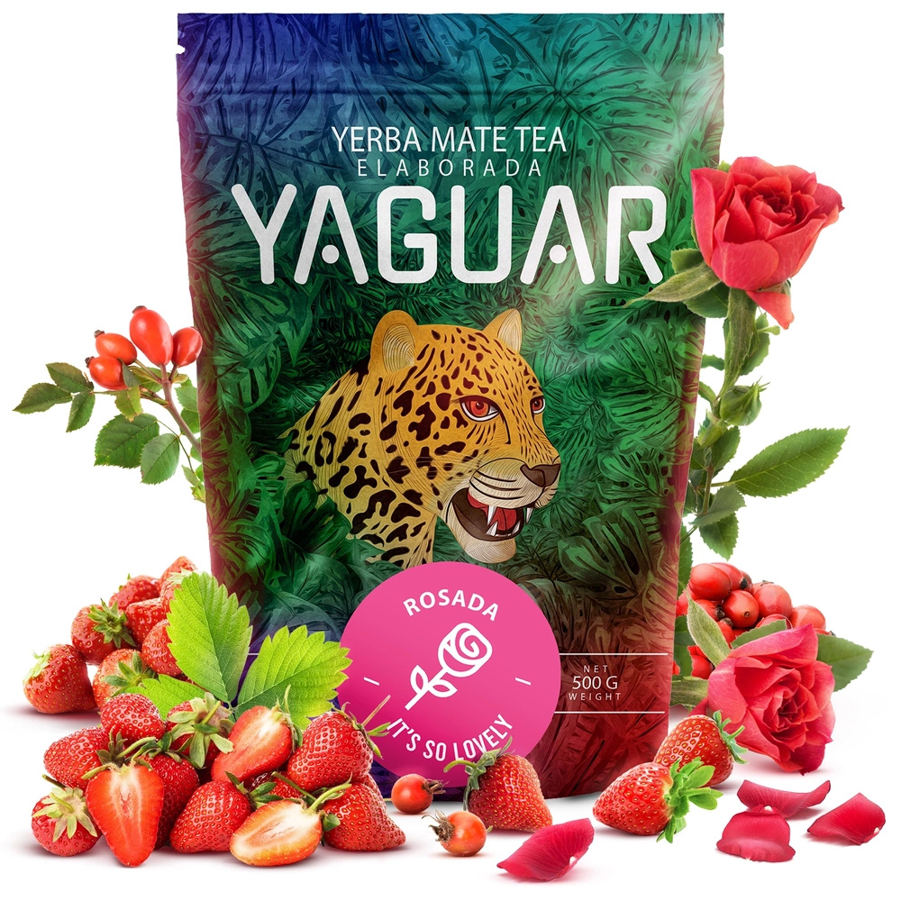 Yaguar Rosada 0.5kg 500g \ Rosada | Yerba Mate \ By type \ Flavoured ...