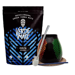 Starter set  Bombilla Mate Cup +  mate tea Verde