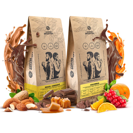 Set of Coffee Broastery Colombia Medellin + Brazil Cerrado 2x1kg (2kg)