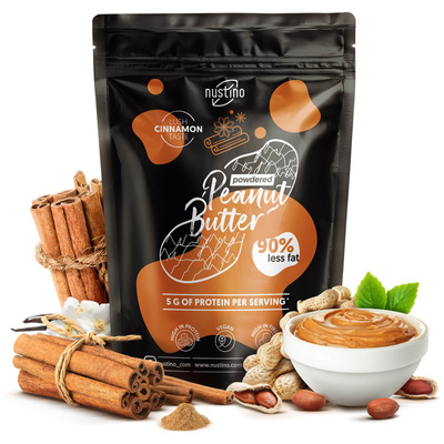 Nustino – Powdered Peanut Butter – Cinnamon 400g