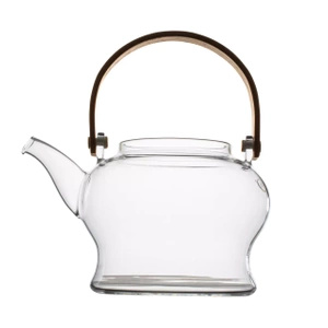 Glass teapot with brewer Flor 600ml