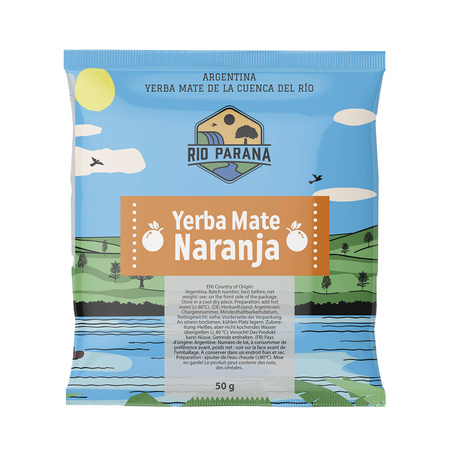 Yerba Mate Rio Parana Set FOR TWO Calabash Bombilla