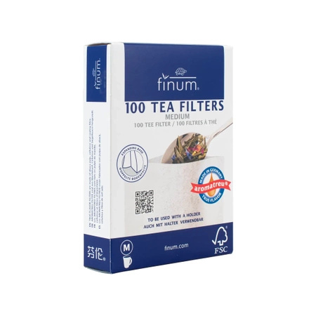 Paper tea filters – size M (100 pieces)