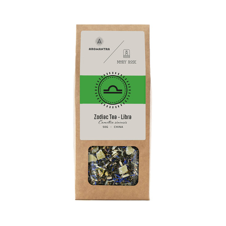 Aromantra x Mary Rose – Zodiac Tea – Libra (green tea) 50g