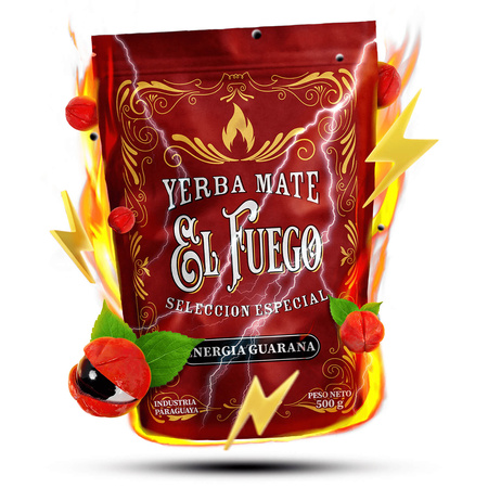 Yerba Mate Winter Starter Set El Fuego Energia 500g + accessories