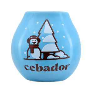 Ceramic Calabash - Snowman 350ml