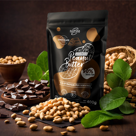 Nustino - Powdered Peanut Butter - Chocolate 400g