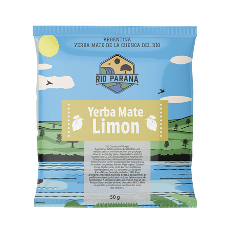 Yerba Mate Rio Parana Set FOR TWO Calabash Bombilla