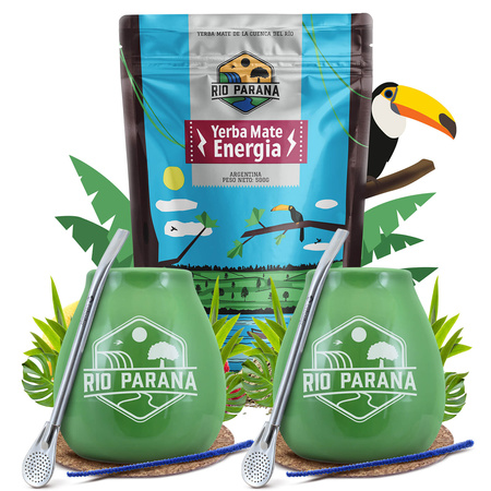 Yerba Mate Rio Parana Starter Set for two 500g